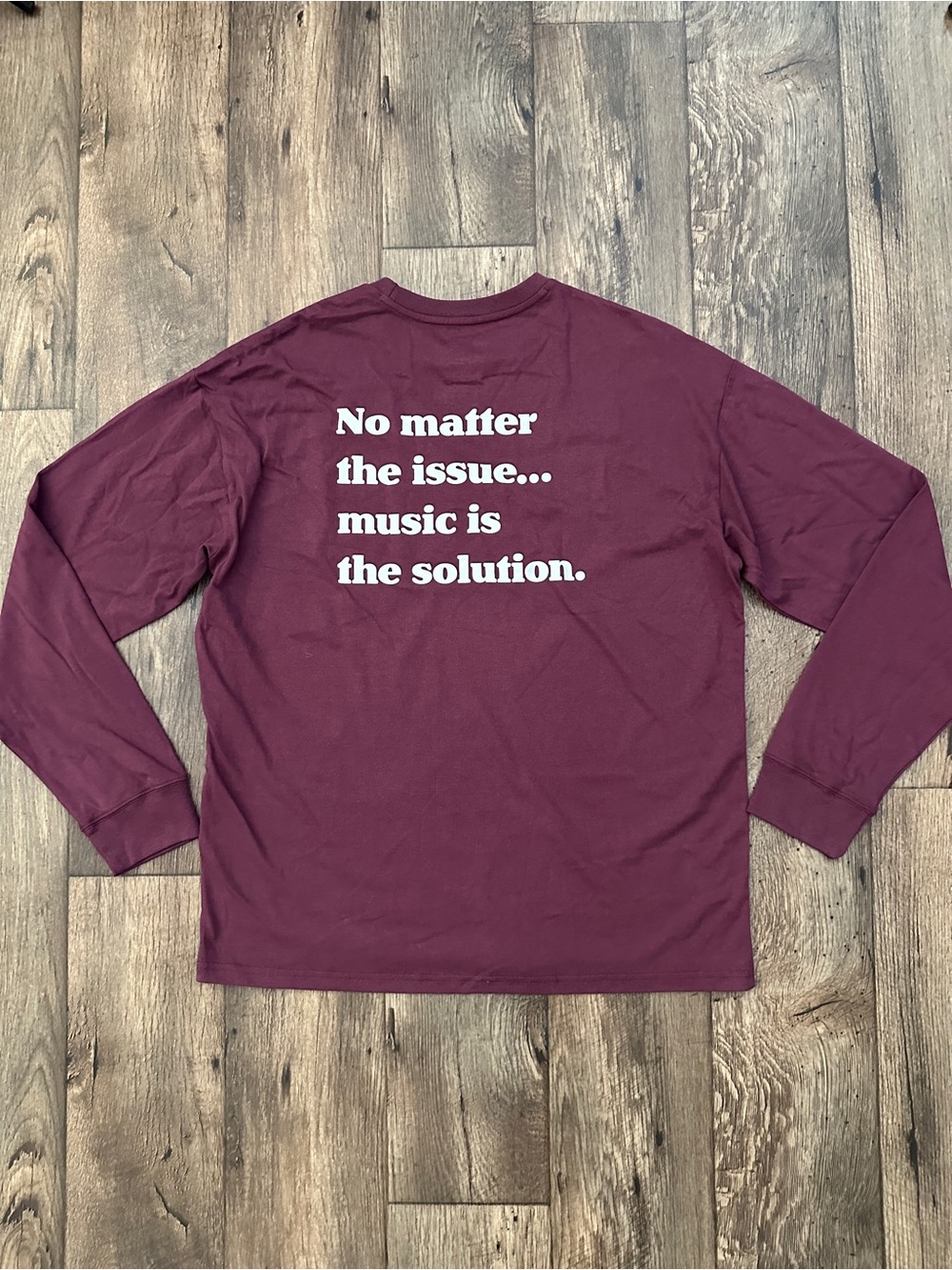Arizona 100% Cotton Long Sleeve Shirt Men’s Size M Maroon